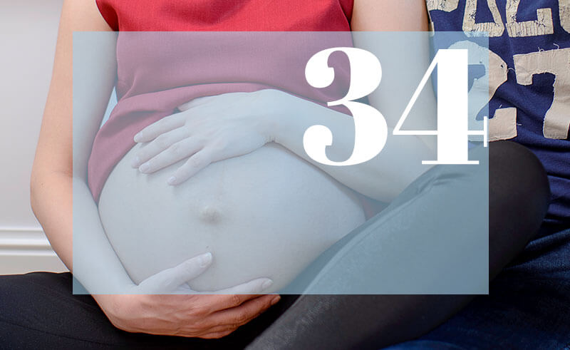 34 tydzień ciąży